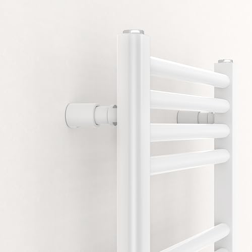 YEAUPE PRO Wandmontageset Badheizkörper - Originales Montagezubehör - Nur kompatibel Handtuchheizkörpern, Matt Weiß