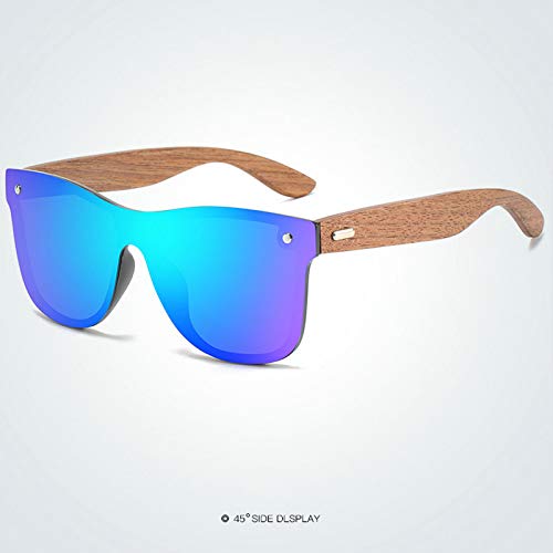 Image of willochra Polarized Wood Mirror Lens Sun Glasses for Women men drive Colorful Shades Handmade Bamboo wood sunglasses