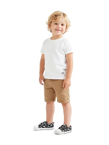 Image of K KomForme Toddler Shoes, Hook & Loop Canvas Sneakers for Boys and Girls | Slip-on, Lightweight, Comfortable