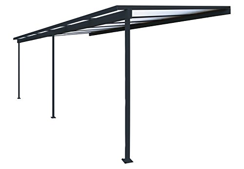 Pergola en Aluminium Top Prix adossée toiture en...