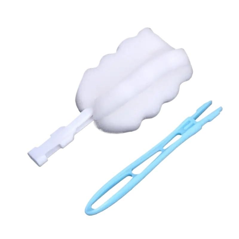 Brosse à bouteille éponge 360° rotative pour un lavage complet
