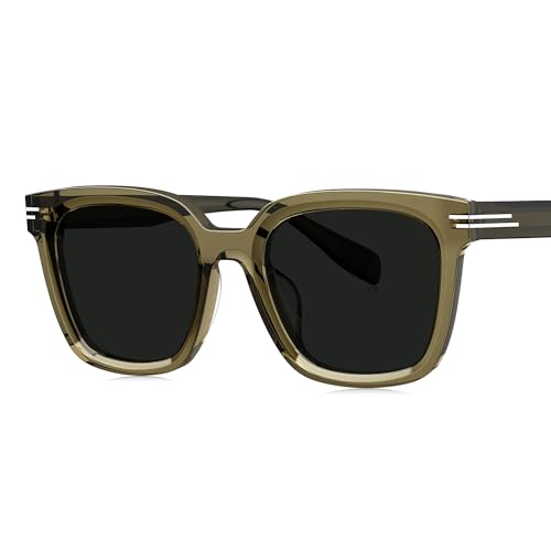 Image of BOLON Unisex Classic Square Polarized UV400 Sunglasses