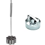 IBILI Molde FLORON INOX (Mango Recto), Stainless Steel & Cortador ROSCOS INOX, Acero Inoxidable