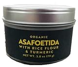 Inner Flame Asafoetida (Hing) Organic 2.8 OZ. LOW FODMAP DIET | Extra Strong | Free Flow