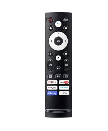 AYAME Compatible for Hisense Smart TV Remote with Voice Supported - Please Match The Image with Your Old Remote (Black) Model No. ERF3T920H/ E68N A6H...