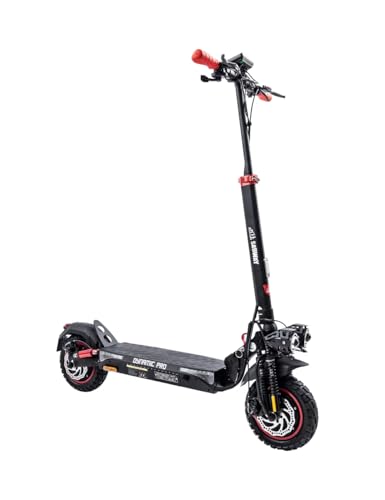 Patinete Eléctrico Adulto Homologado DGT Plegable y Seguro - Doble Motor 1000W Amortiguación Mixta Autonomía 70Km Neumáticos 10" App Bluetooth Velocidad Regulable - Trotinete Electrica Adulto
