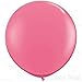 36 Inch Latex Balloon Powder Pink (Premium Helium Quality) Pkg/3