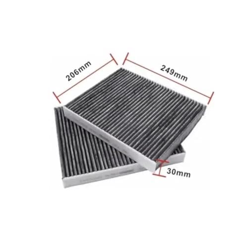 Filtros de aire de cabina para BMW Serie 5 F10 F11 F07, repuesto antipolen de alta eficiencia 3