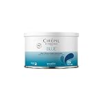 Cirepil - Blue - 400g / 14.11 oz Wax Tin - All-Purpose & Unscented - Perfect for Sensitive Skin - Disposable Blue Wax Refill Bag - Fluid Gel Texture, Easy Removal, Peel-Off Wax - No Strip Needed
