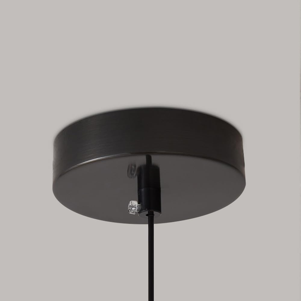 Lampa wisząca Czarna szklana kula Liniowa lampa wisząca 3 światła 5 świateł Złota długa lampa wisząca z drążkiem Kuchenna wyspa Kula Miedziany bańkowy żyrandol sufitowy do sypialni na klatce