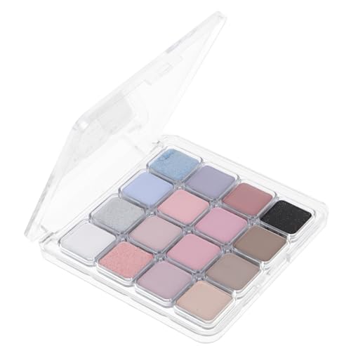 FRCOLOR 16 Paleta De Sombras De Ojos Maquillaje De Ojo Suministros De Maquillaje De Halloween Paleta De Maquillaje De Sombras De Ojos Resaltador De Sombra De Ojos Brillo Brillo Rosado