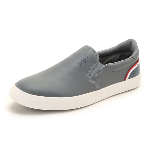 Image of U.S. Polo Assn. USPA|TIMEO 3.0|Grey Stylish Casual Sneaker Shoes for Men