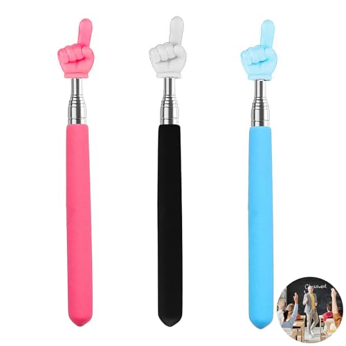 3 PCS Finger Pointer Stick, Pointer Finger, Telescopic Pointer, H...