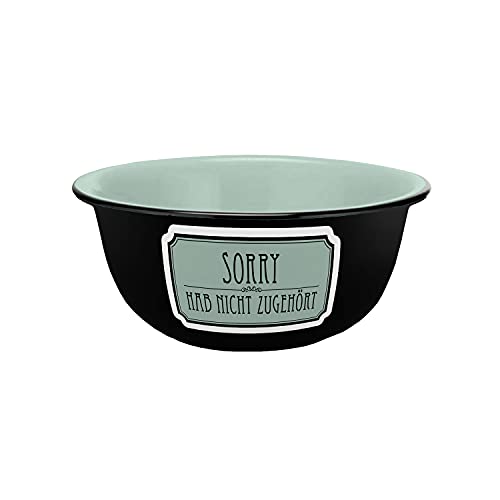 Müslischale Sorry Emaille-Optik 600ml