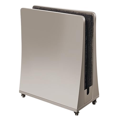 FVTVHEV 傘しずく取り 商用傘乾燥スタンド 雨傘除水器 金属材質 防雨 防錆 吸水傘立て 吸水性が高い 底部にキャスター付き 移動が容易 ブレーキ付き 乾燥傘立て 様々な場面での使用に適しています(シルバー2)