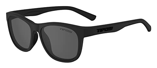 Tifosi Optics Swank Sunglasses (Satin Black/Smoke Polarized Lenses) #TOP9