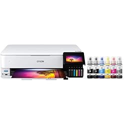 1 of Epson EcoTank Photo ET-8550 Wireless Wide-Format All-in-One Tank Printer | Cartridge-free 6-color wide-format photo print, scan, copy; up to 16 ppm, 13 x 19 in.; ideal for creators and home studios