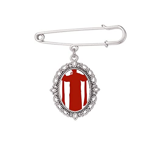 Broche opéra de Pékin M pour robe chemise et châle accessoire de mode