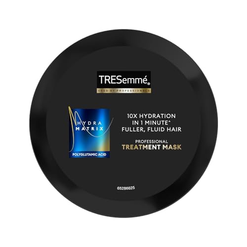 Image of TRESemme Hydra Matrix Hair Mask 100ml with Polyglutamic Acid | Deep Hydration Treatment for 100H of Fluid Hair | Paraben Free Mask for Dry Frizzy Hair