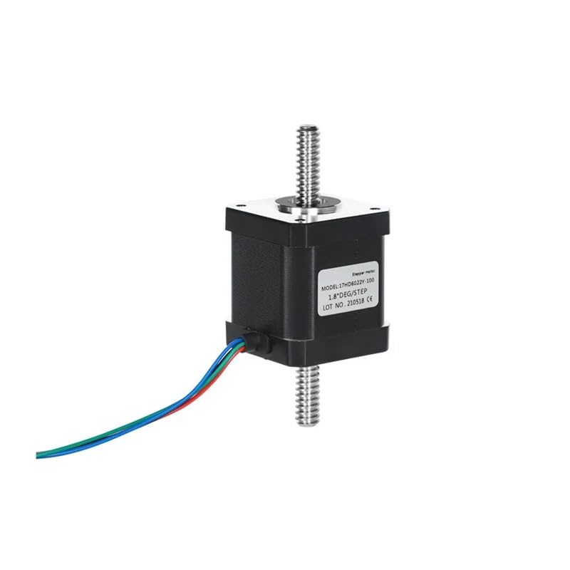 POWTAXBJGD NEMA 17 Non-Captive Stepper Electronic Starter 48mm 0.52Nm 1.5A Linear Stepper Electronic Starter with Tr8*8 Lead Screw(100mm Tr8-8)