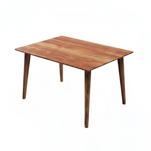 Image of Sheesham Wood Dining Table 6 Seater | Dining Table Set of 6 Six Seater Dinning Table with Beige Cushion Chairs | Dinner Table 6 Seater | Dining Room Sets | Natural Finish