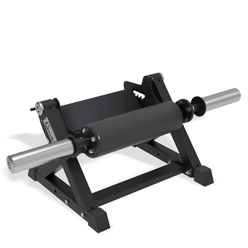 GuuG Tibialis Trainer Tib Bar: Tibia Dorsi Calf Machine Fits Olympic-Sized Change Plates Flexion Lower Body Leg Day Essential Tibia Isolation