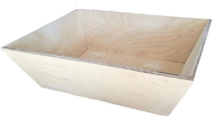 Madia in Legno Impasto Manuale Pizza Napoletana Contenitore Cassetta Vaschetta Portaimpasto cm. 38x60x18h
