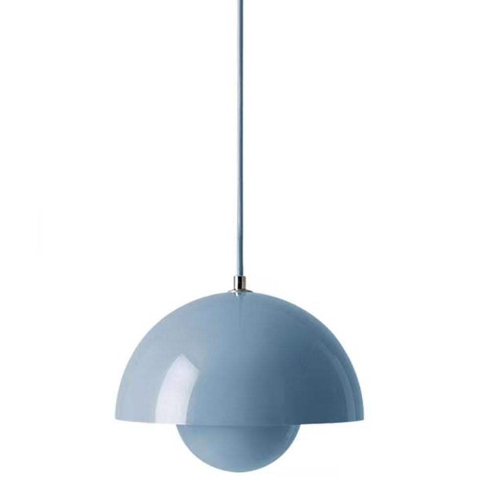 Legzit Milky White Macaron Flower Bud Hanging Lamp Nordic Style Lampshade Nordic Modern Kitchen Ceiling Pendant Light Metal Aluminum Industrial Style Hanging Light For Bedroom,Bar,Bedroom,Bedside Lighting