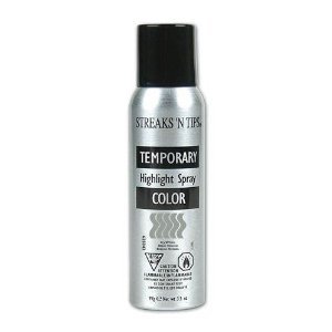 Icy White Temporary Color Highlight Spray 3.5oz (PACK OF 6)