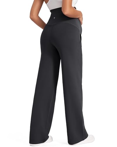 G4Free Pregnancy Pants for Women Maternity Fleece Pants,Black,XXL,Regular - image 6