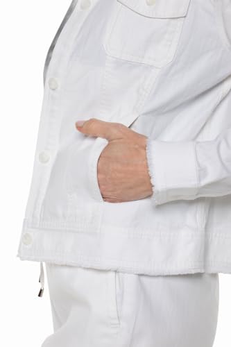 Coolibar UPF 50+ Women's Everglade Chambray Cropped Jacket - Sun Protective4