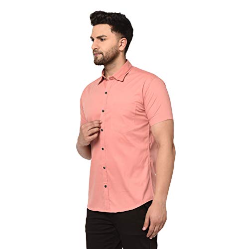 Image of Men Solid Slim Fit Shirt