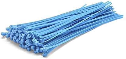 Cableties.co.uk Multi-Use White Cable Ties, 100mm x 2.5mm Premium Clear Nylon Zip Ties, 100pcs Pack, Indoor/Outdoor, Wire Management, Cable Tidy Under Desk, Home, Gardening, Office and DIY