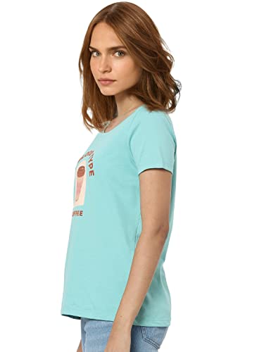 Image of VERO MODA Women's Cotton Regular Fit T-Shirt