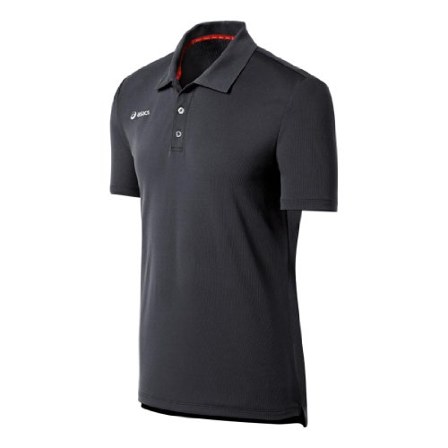 ASICS Polo de Rendimiento para Hombre, Hombre, TE2114, Gris, XXL