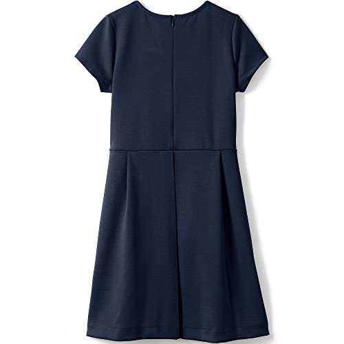 Lands' End Girls Short Sleeve Ponte Dress2