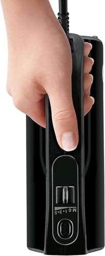 Bosch Handrührer Home Professional Styline MFQ4980B, 5 Stufen, 2 Edelstahl Rührbesen- und Knethaken, Mixstab Edelstahl, Universalzerkleinerer, 850 W, schwarz/dark silver 6
