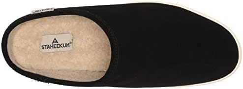 Staheekum Women's Plush Lining Indoor/Outdoor Cami Mule, Black, 8 | Image 4