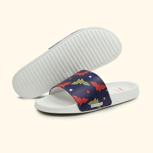 Image of YOHO Sliders for Women | Comfortable and Lightweight Slides | WB Cartoon & Comic Characters: Tom & Jerry, Big Bang Theory, Friends, Games of thrones and Wonder Woman Footwear for Girls