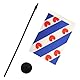 AZ FLAG - Tischflagge Provinz Fryslân - 21x14 cm - Fryslân In Niederlande Tischfahne 14 x 21 cm - Flaggen