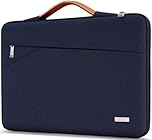 TECOOL 14 Inch Laptop Sleeve Protective Case for 14 Inch HP Lenovo Dell Acer Notebook Chromebook, 15'' MacBook Air M5 M4 M3 M2, Waterproof Computer Case Bag with Handle and Pockets, Dark Blue