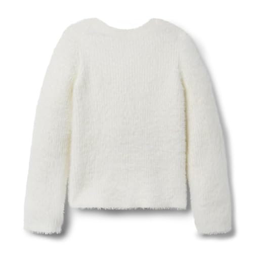 Janie and Jack Girls' Ivory Button Down Cardigan (Toddler/Little Big Kid)2