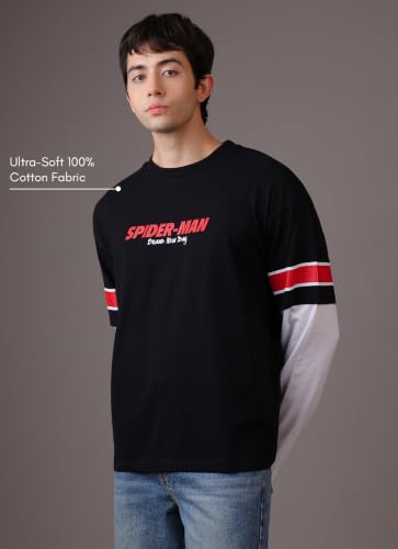 Free Authority Marvel Spider-Man Black T-Shirt - Image 7