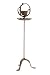 Cast Iron Dancing Lady Ashtray Standing w/ handle adjustable portable vintage cigar cigarette