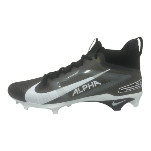 Image of Nike Alpha Menace 4 Elite Football Cleats (FD7036-600, University Red /Team Red /Black /White)