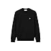 Lacoste Men's Classic Fit Jersey Sweatshirt, Black, Small