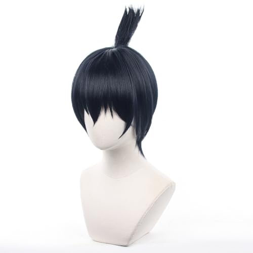 Image of YukiHalolj Anime Wigs for BY Cosplay Wig - Black Long Resistant Synthetic Wig for Role Play with Wig Cap for Festival,Costume Party