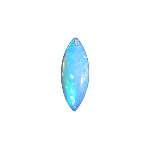 Opale de feu éthiopienne marquise de 2.2 ct, cabochon naturel précieux
