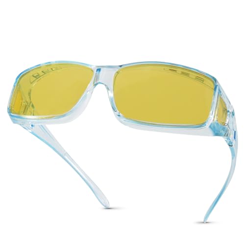 Image of Over Glasses Sunglasses for Men Women, Fit Over Sunglasses Polarized UV400 Protection Sunglasses for Driving 05