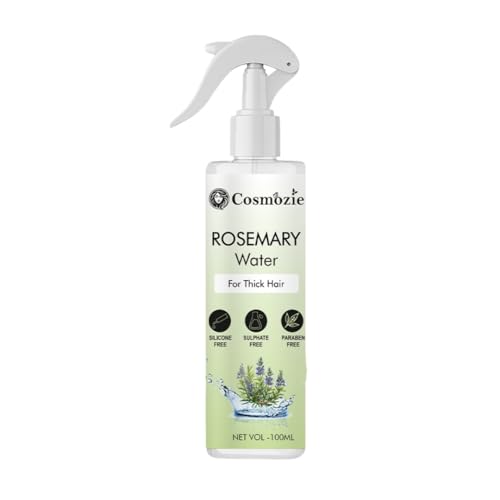 Image of Rosemary Water Spray for Hair Growth with Rice Water & Hyaluronic Acid Anti-Hair Fall, Dandruff Control & Instant Shine - Natural Scalp Revitalizer for All Hair Types - Non-Greasy, Fast Absorbing - 100ml